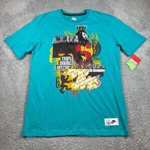 NWT Nike Regular Fit All Star ASQ Lebron King James T-Shirt NOLA Gumbo Large